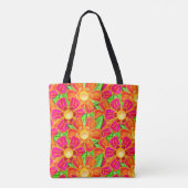 Tote Bag Une floraison lumineuse pour une hippie moderne un (Dos)