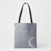Tote Bag Une fois dans une lune bleue (Devant)