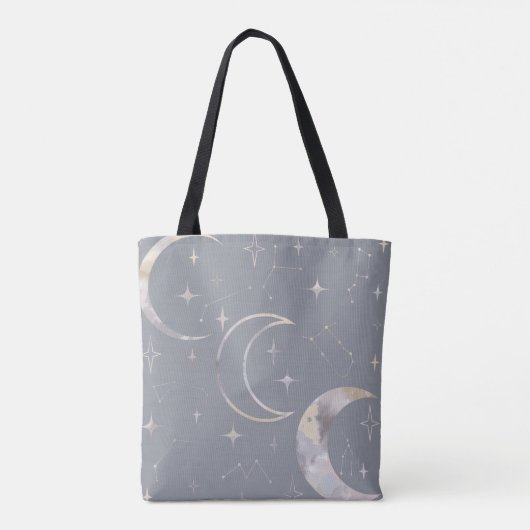 Tote Bag Une fois dans une lune bleue (Dos)