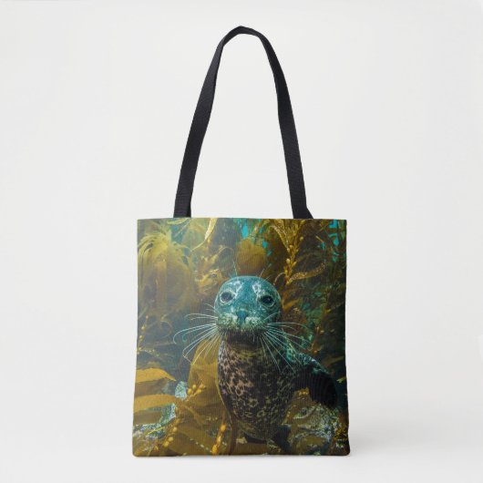 Tote Bag Une forêt curieuse | Santa Barbara de varech de (Devant)