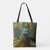 Tote Bag Une forêt curieuse | Santa Barbara de varech de (Dos)