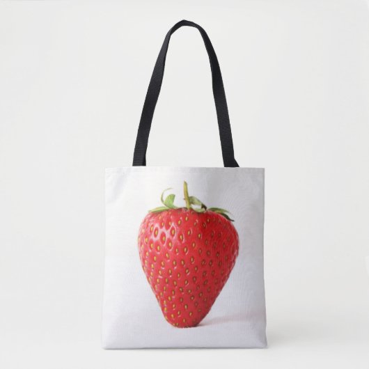 Tote Bag Une fraise rouge stcnm (Devant)