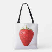 Tote Bag Une fraise rouge stcnm (Dos)