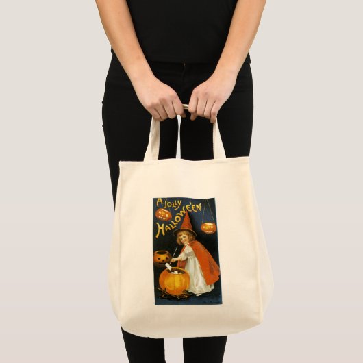 Tote Bag Une Halloween joyeuse (Devant (produit))