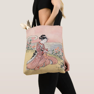 Tote Bag Une Japonaise Qui Choisit Chrysanthemum