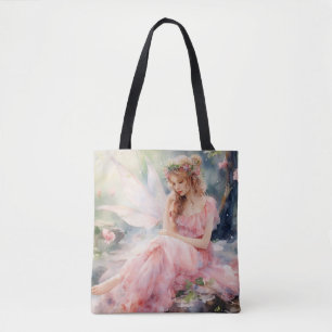 Tote Bag Une jolie fée de printemps