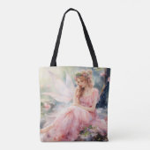Tote Bag Une jolie fée de printemps (Dos)