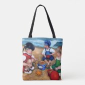 Tote Bag Une Journée À La Plage (Dos)