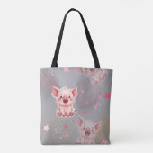 Tote Bag Une journée joyeuse pour Piggy (Dos)