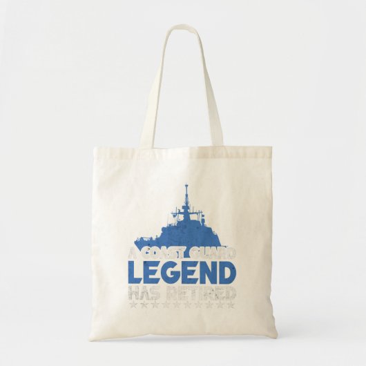 Tote Bag Une légende de la Garde côtière a mis à la retrait (Devant)