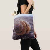 Tote Bag Une macro vue de Shell en spirale (De près)