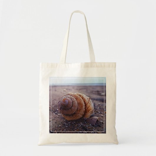 Tote Bag Une macro vue de Shell en spirale (Devant)