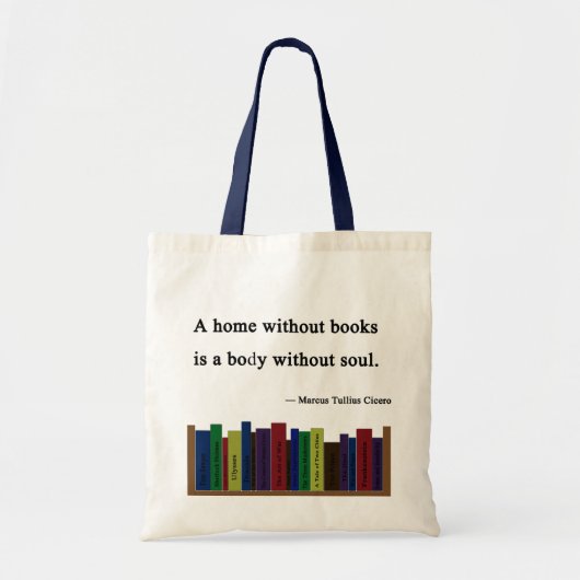 Tote Bag Une maison sans livres Fourre-tout (Devant)