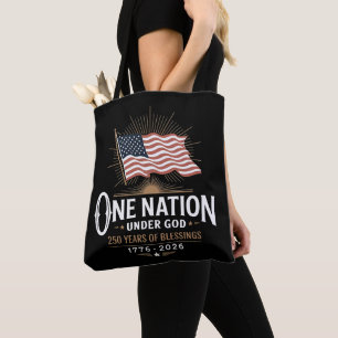 Tote Bag Une nation sous Dieu 250 ans de bénédictions