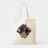 Tote Bag Une nation sous Dieu Jésus Art US Drapeau Christia (Dos)