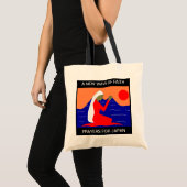 TOTE BAG UNE NOUVELLE VAGUE DE PRIÈRES DE FOI POUR LE JAPON (Devant (produit))