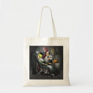 Tote Bag Une nuit d'Halloween chez le dentiste