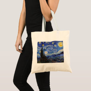 Tote Bag Une nuit étoilée : Saint Remy par Vincent Van Gogh