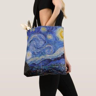 Tote Bag Une nuit étoilée : Saint Remy par Vincent Van Gogh