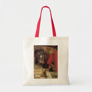 Tote Bag Une Oleander par Alma Tadema, Fleurs Vintages