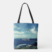 Tote Bag Une perspective positive sur la vie / ©Paysage mar (Dos)