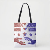Tote Bag Une poignée de main pour le changement (Devant)