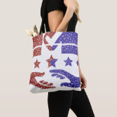 Tote Bag Une poignée de main pour le changement (De près)