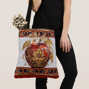 Tote Bag Une pomme élégante pour l'enseignant - Voir retour