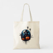 Tote Bag Une scène d'Halloween éffrayante (Dos)