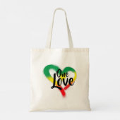 Tote Bag Une Seule Amour Une Seule Vibration Reggae (Dos)