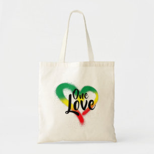 Tote Bag Une Seule Amour Une Seule Vibration Reggae