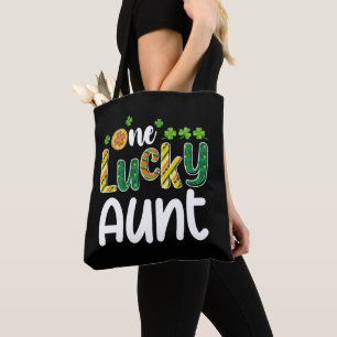 Tote Bag Une tante chanceuse tenue assortie de famille pour