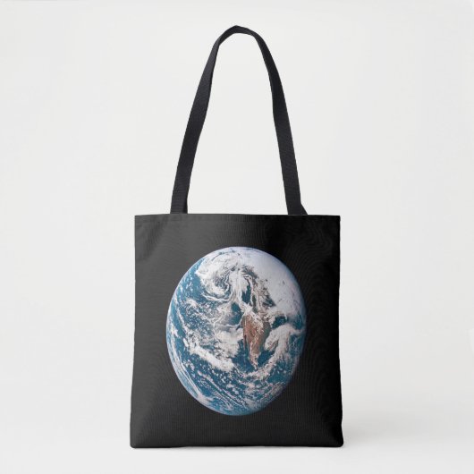 Tote Bag Une Terre Tirée De L'Appareil Spacecraft Apollo 10 (Devant)