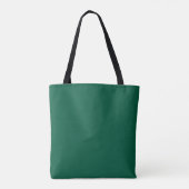 Tote Bag Une texture vert foncé uni et lisse (Dos)