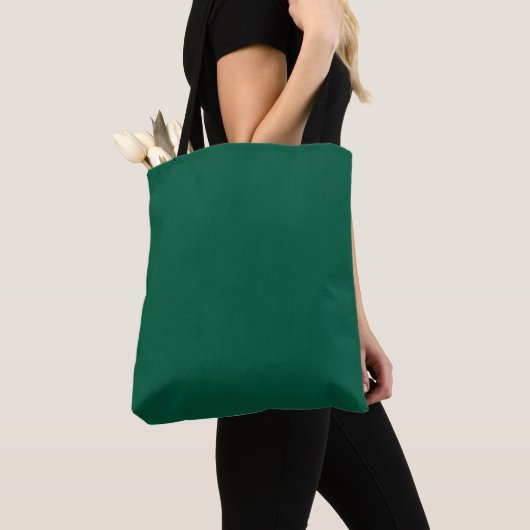 Tote Bag Une texture vert foncé uni et lisse (De près)