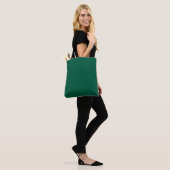 Tote Bag Une texture vert foncé uni et lisse (Sur le modèle)
