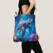 Tote Bag Une tortue (De près)