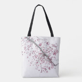 Tote Bag Une touche de feuille rose (Dos)