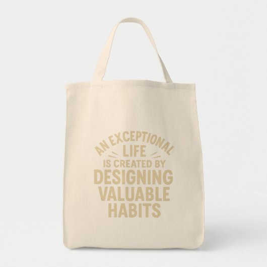 Tote Bag Une vie exceptionnelle (Devant)