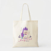 Tote Bag Unicorn Cadeaux de fête d'anniversaire Couleurs ar (Devant)