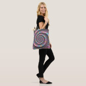 Tote Bag Unicorne arc-en-ciel psychédélique Nautilus 3D (Sur le modèle)
