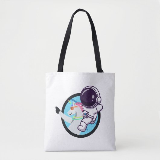 Tote Bag Unicorne astronaute (Devant)
