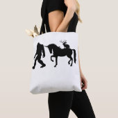 Tote Bag Unicorne, Bigfoot, Jackalope (De près)