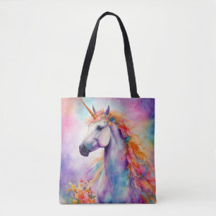 Tote Bag Unicorne couleur Pastel