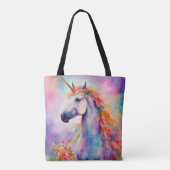 Tote Bag Unicorne couleur Pastel (Dos)