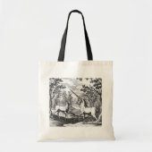 Tote Bag Unicorne dans la forêt (Devant)