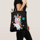 Tote Bag Unicorne Dans L'Espace (De près)