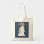 Tote Bag Unicorne d'été (Devant)