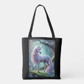 Tote Bag Unicorne enchantée dans la forêt mystique (Dos)