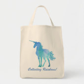Tote Bag Unicorne moderne (Devant)
